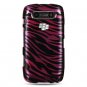 Hard Plastic Design Case for Blackberry Torch 9850/9860 - Purple Zebra