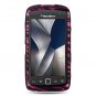Hard Plastic Design Case for Blackberry Torch 9850/9860 - Purple Zebra