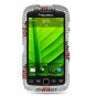 Hard Plastic Bling Rhinestone Design Case for Blackberry Torch 9850/9860 - Silver Ladybugs