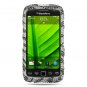 Hard Plastic Bling Rhinestone Design Case for Blackberry Torch 9850/9860 - Multi Colors Zebra