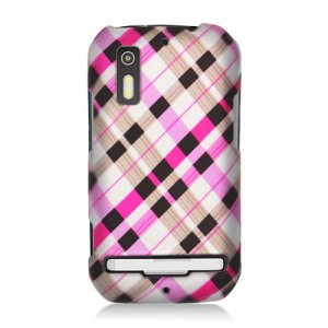 Hard Plastic Rubber Feel Design Case for Motorola Photon 4G - Multi Colors Check