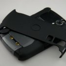 Hard Plastic Rubber Feel Armor Case for Blackberry Curve 8330 - Black