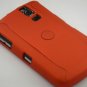 Hard Plastic Rubber Feel Armor Case for Blackberry Curve 8330 - Orange
