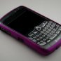 Hard Plastic Rubber Feel Armor Case for Blackberry Curve 8330 - Purple