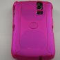 Hard Plastic Rubber Feel Armor Case for Blackberry Curve 8330 - Hot Pink