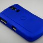Hard Plastic Rubber Feel Armor Case for Blackberry Curve 8330 - Blue