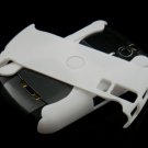 Hard Plastic Rubber Feel Armor Case for Blackberry Curve 8330 - White