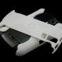 Hard Plastic Rubber Feel Armor Case for Blackberry Curve 8330 - White