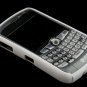 Hard Plastic Rubber Feel Armor Case for Blackberry Curve 8330 - White