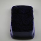 Hard Plastic Crescent Design Back Cover Case for Blackberry Curve 8520 - Purple