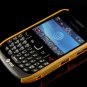 Hard Plastic Crescent Design Back Cover Case for Blackberry Curve 8520 - Orange