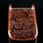 Hard Plastic Crescent Design Back Cover Case for Blackberry Curve 8520 - Hot Pink