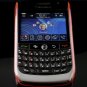 Hard Plastic Crescent Design Back Cover Case for Blackberry Curve 8900 - Hot Pink