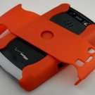 Hard Plastic Rubber Feel Armor Case for Blackberry Storm 2 9520/9550 - Orange