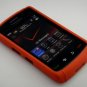 Hard Plastic Rubber Feel Armor Case for Blackberry Storm 2 9520/9550 - Orange