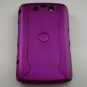 Hard Plastic Rubber Feel Armor Case for Blackberry Storm 2 9520/9550 - Purple