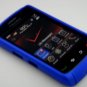 Hard Plastic Rubber Feel Armor Case for Blackberry Storm 2 9520/9550 - Blue