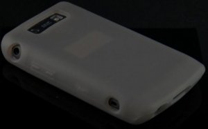 Soft Silicone Skin Cover Case for Blackberry Storm 2 9520/9550 - Dark Gray