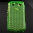 Crystal Gel Diamond Design Skin Case for Blackberry Bold 9700/9780 - Green