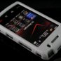 Hard Plastic Rubber Feel Case for Blackberry Storm 2 9520/9550 - Gray