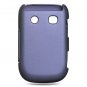 Hard Plastic Rubber Feel Design Case for Blackberry Style 9670 - Purple