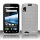 Crystal Gel Check Design Skin Case for Motorola Atrix 4G MB860 - Clear