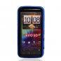 Hard Plastic Hybrid Case for HTC Evo 3D - Blue and Black