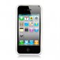 Hard Plastic Rubber Feel Case + Chrome Kickstand for Apple iPhone 4/4S - Purple