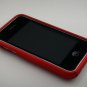 Hard Plastic Rubber Feel Armor Case for Apple iPhone 3G/3GS - Red