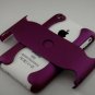 Hard Plastic Rubber Feel Armor Case for Apple iPhone 3G/3GS - Purple