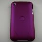 Hard Plastic Rubber Feel Armor Case for Apple iPhone 3G/3GS - Purple
