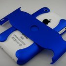 Hard Plastic Rubber Feel Armor Case for Apple iPhone 3G/3GS - Blue