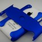 Hard Plastic Rubber Feel Armor Case for Apple iPhone 3G/3GS - Blue
