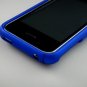 Hard Plastic Rubber Feel Armor Case for Apple iPhone 3G/3GS - Blue