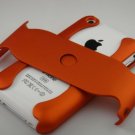Hard Plastic Rubber Feel Armor Case for Apple iPhone 3G/3GS - Orange