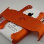 Hard Plastic Rubber Feel Armor Case for Apple iPhone 3G/3GS - Orange