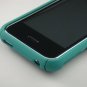 Hard Plastic Rubber Feel Armor Case for Apple iPhone 3G/3GS - Turquoise