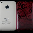 Hard Plastic Crescent Design Back Case for Apple iPhone 3G/3GS - Hot Pink