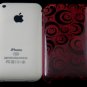 Hard Plastic Crescent Design Back Case for Apple iPhone 3G/3GS - Hot Pink