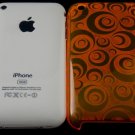 Hard Plastic Crescent Design Back Case for Apple iPhone 3G/3GS - Orange