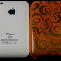 Hard Plastic Crescent Design Back Case for Apple iPhone 3G/3GS - Orange