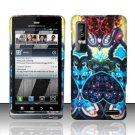 Hard Plastic Rubber Feel Design Case for Motorola Droid 3 - Antique Design