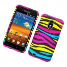Hard Plastic Rubber Feel Design Case for Samsung Galaxy S II Epic 4G Touch - Abstract Zebra