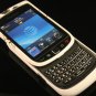 Hard Plastic Rubber Feel Design Case for Blackberry Torch 9800 - Inked Heart