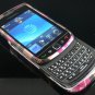 Hard Plastic Design Case for Blackberry Torch 9800 - Hot Pink Check