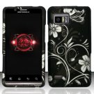 Hard Plastic Rubber Feel Design Case for Motorola Droid Bionic Targa XT875 - Midnight Garden
