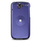 Hard Plastic Rubber Feel Case for HTC Google Nexus One - Purple