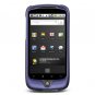 Hard Plastic Rubber Feel Case for HTC Google Nexus One - Purple