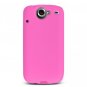 Soft Silicone Skin Cover Case for HTC Google Nexus One - Hot Pink