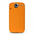 Soft Silicone Skin Cover Case for HTC Google Nexus One - Orange